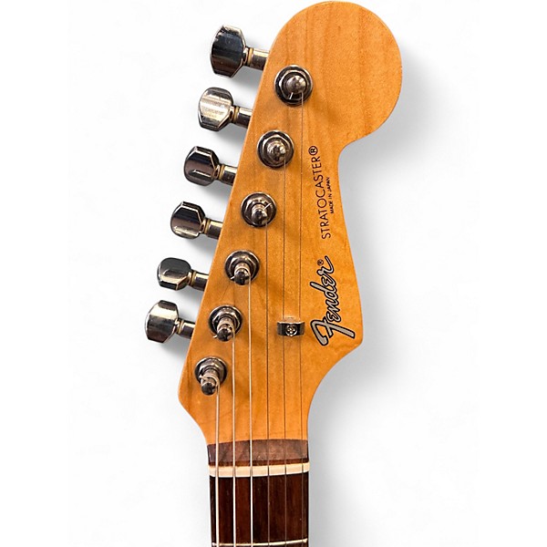 Used 1990s Fender Stratocaster 2 Tone Sunburst Solid Body Electric Guitar