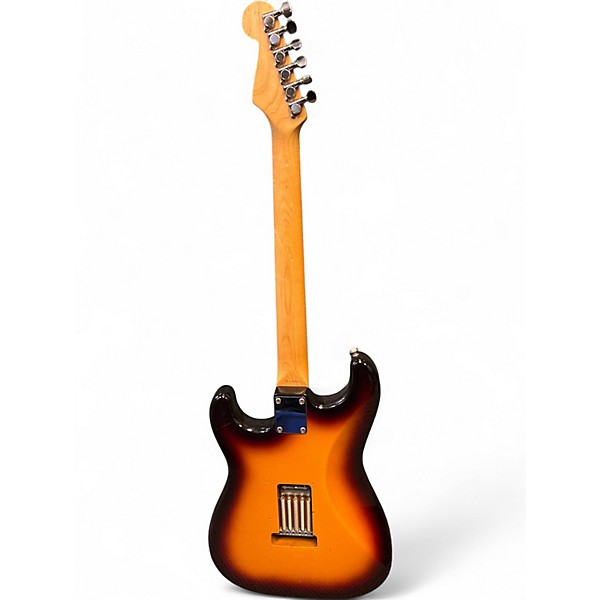 Used 1990s Fender Stratocaster 2 Tone Sunburst Solid Body Electric Guitar