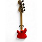 Used Squier Affinity Precision Bass Race Red Electric Bass Guitar