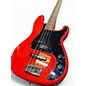 Used Squier Affinity Precision Bass Race Red Electric Bass Guitar