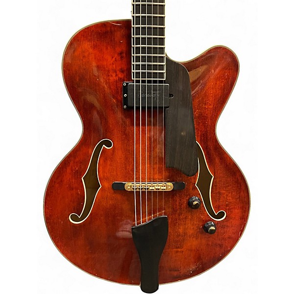 Used Eastman AR503CE Natural Hollow Body Electric Guitar