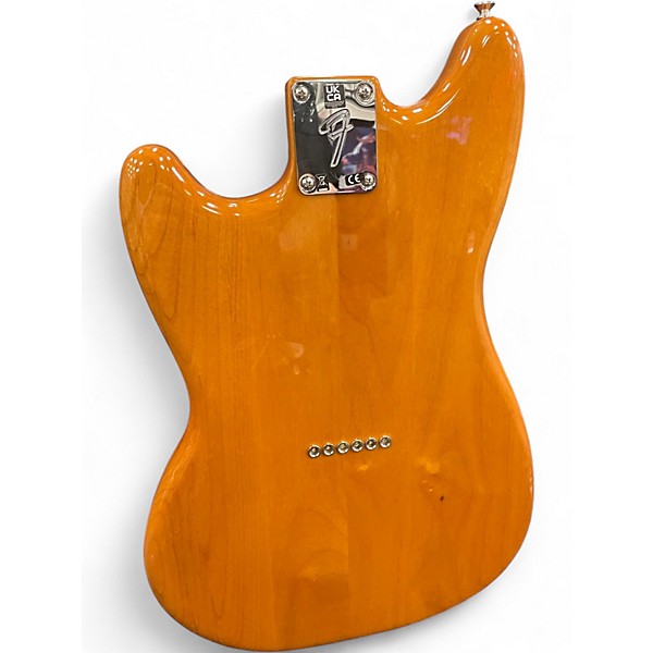 Used Fender Mustang 90 aged natural Solid Body Electric Guitar