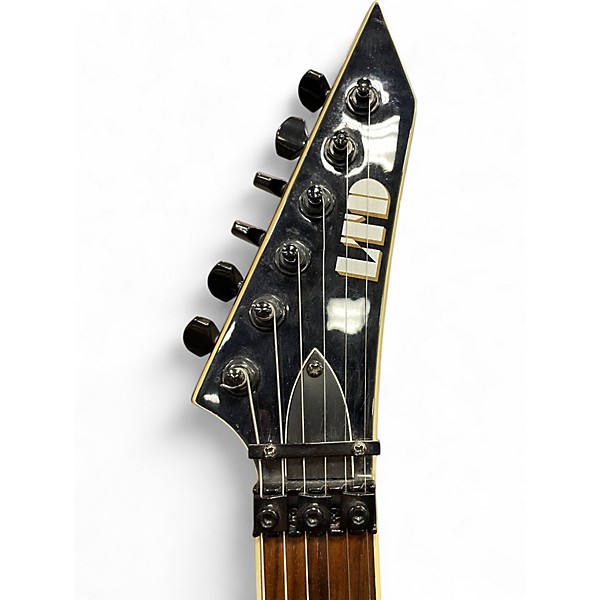 Used ESP LTD MH250 Black and Gold Solid Body Electric Guitar