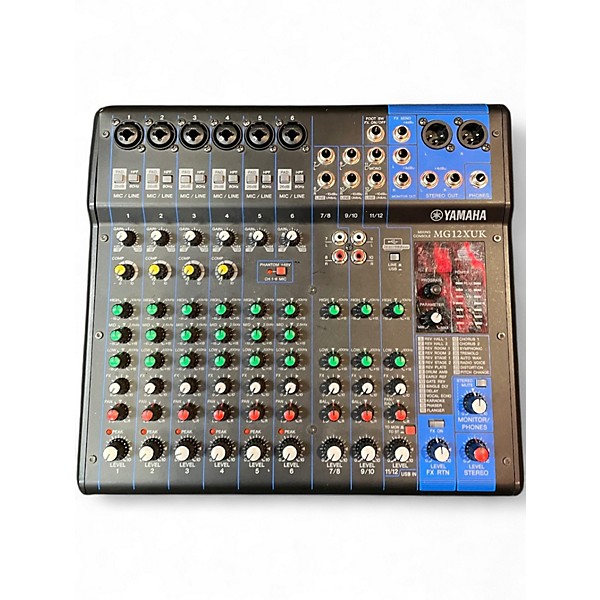 Used Yamaha MG12XUK Unpowered Mixer