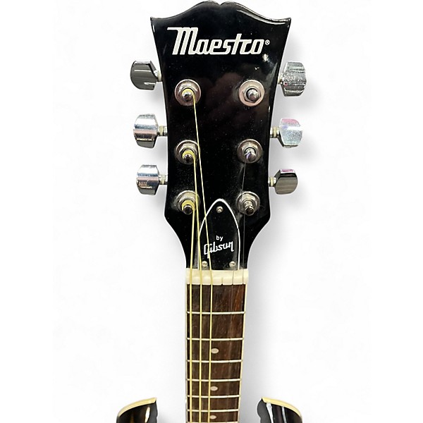 Used Maestro macinach Natural Acoustic Guitar