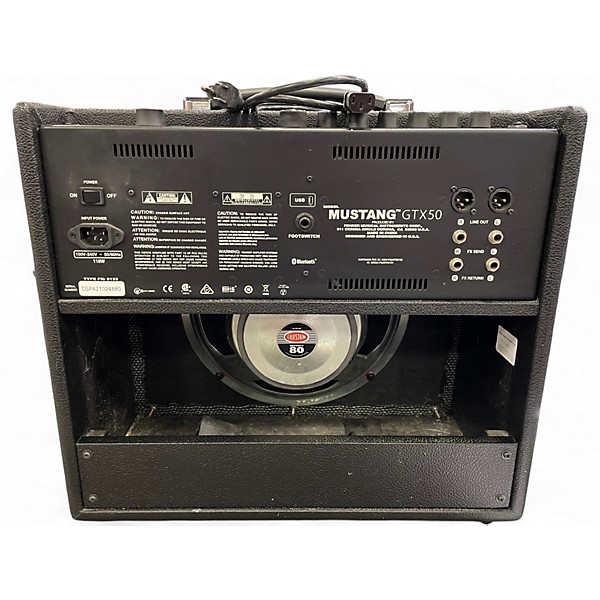 Used Fender GTX50 Mustang 1X12 Guitar Combo Amp