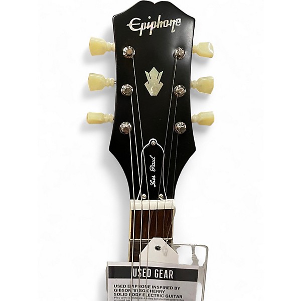 Used Epiphone Inspired by Gibson '61 SG Cherry Solid Body Electric Guitar