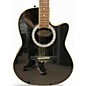 Used Ovation cc057 black Acoustic Electric Guitar