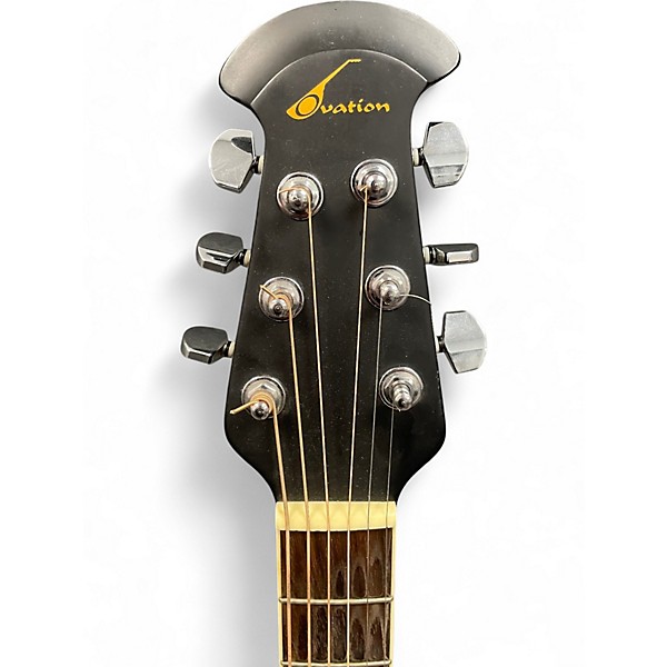 Used Ovation cc057 black Acoustic Electric Guitar