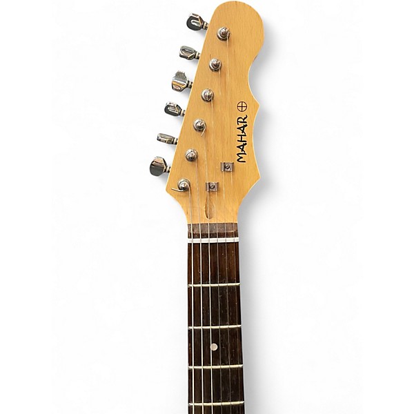 Used Mahar S STYLE  ZEBRA Solid Body Electric Guitar
