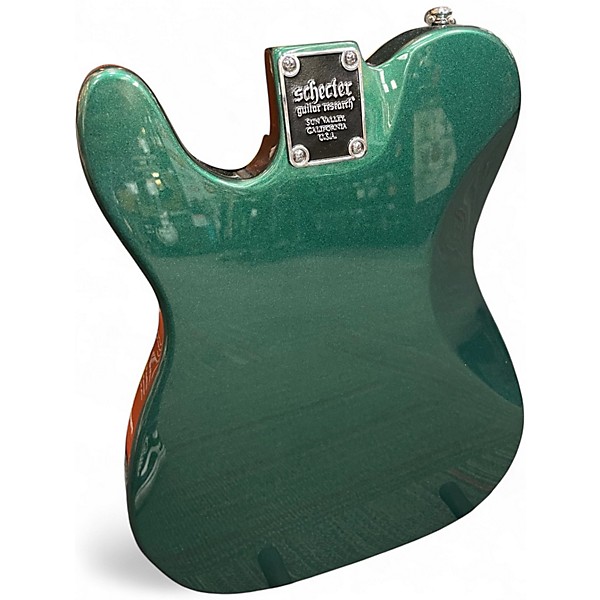 Used Schecter Guitar Research PT Fastback Emerald Green Solid Body Electric Guitar
