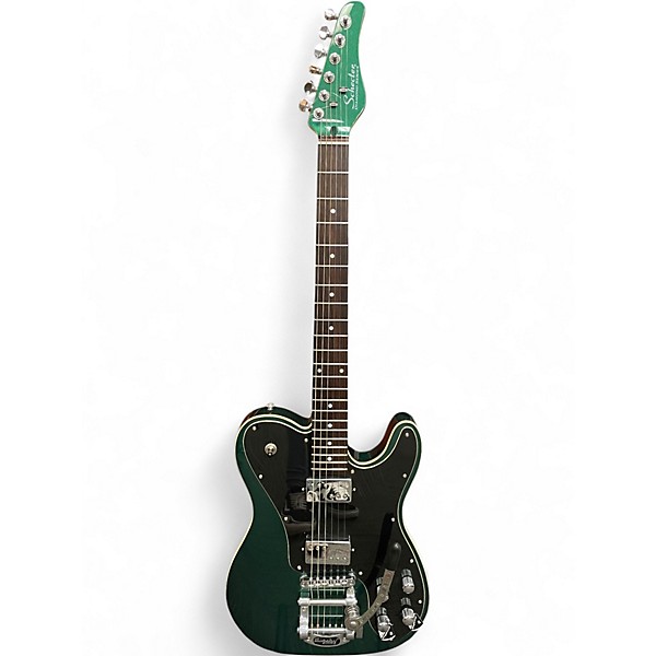 Used Schecter Guitar Research PT Fastback Emerald Green Solid Body Electric Guitar
