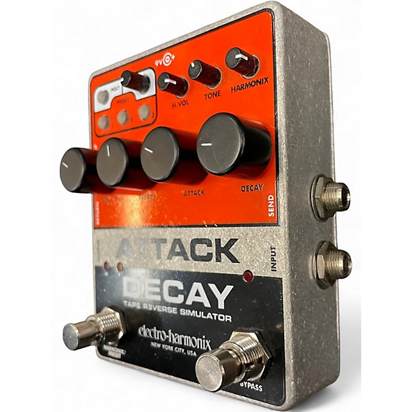 Used Electro-Harmonix Attack Decay Tape Reverse Simulator Effect Pedal