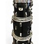 Vintage 1980s TAMA 4 Piece SWINGSTAR Black Drum Kit