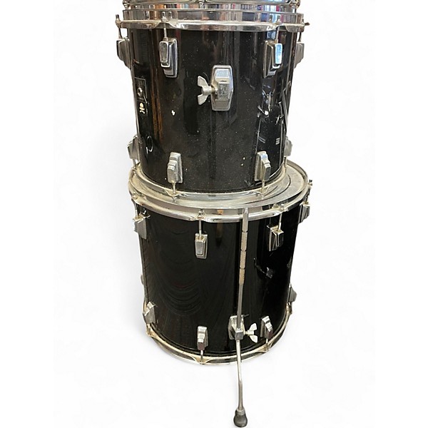 Vintage 1980s TAMA 4 Piece SWINGSTAR Black Drum Kit