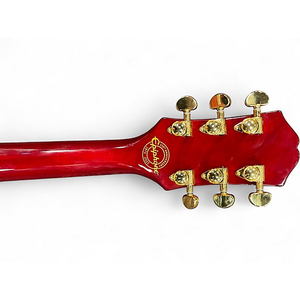 Used Epiphone 150th Anniversary Sheraton Cherry Hollow Body Electric Guitar