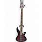 Used Schecter Guitar Research Stiletto Studio 4 String TRANSPARENT PURPLE BURST Electric Bass Guitar thumbnail