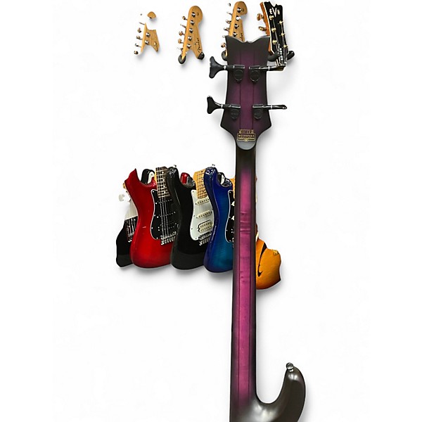 Used Schecter Guitar Research Stiletto Studio 4 String TRANSPARENT PURPLE BURST Electric Bass Guitar