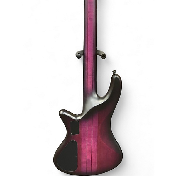 Used Schecter Guitar Research Stiletto Studio 4 String TRANSPARENT PURPLE BURST Electric Bass Guitar