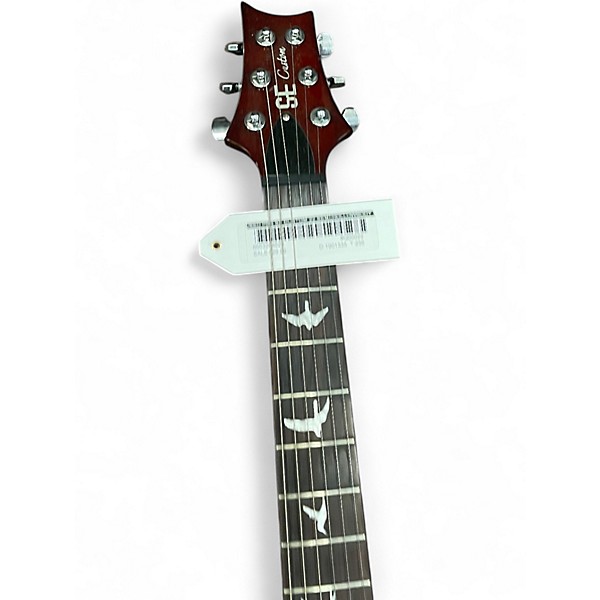 Used PRS SE Custom 22 Semi-Hollowbody Quilt Top Amber Burst Hollow Body Electric Guitar