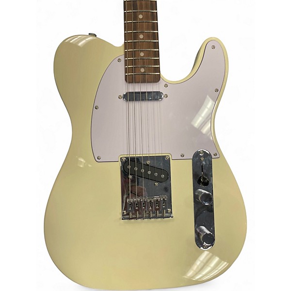 Used Squier Affinity Telecaster Olympic White Solid Body Electric Guitar