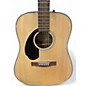 Used Fender CD60 Dreadnought Natural Acoustic Guitar