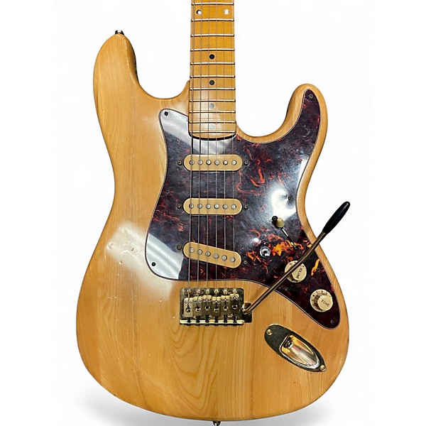 Used Global S Style Natural Solid Body Electric Guitar