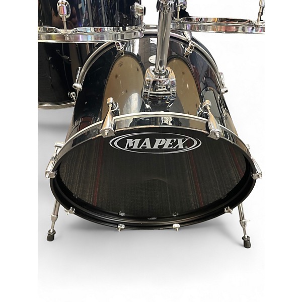 Used Mapex 5 Piece Voyager Black Drum Kit