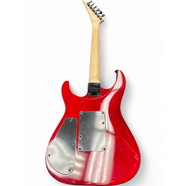 Used Jackson JS34Q Dinky Crimson Red Trans Solid Body Electric Guitar