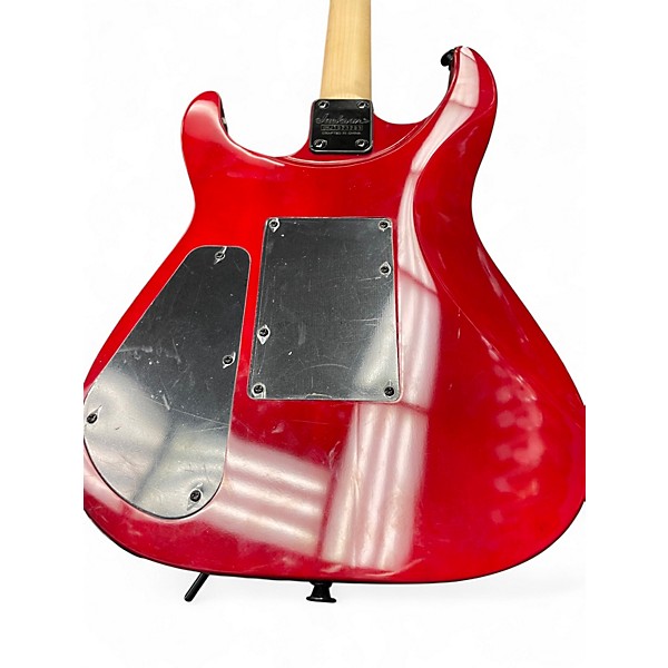 Used Jackson JS34Q Dinky Crimson Red Trans Solid Body Electric Guitar