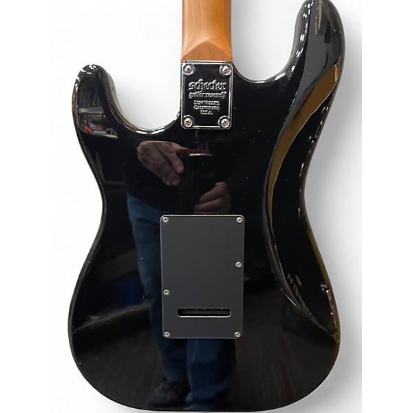 Used Schecter Guitar Research nick johnston Black Solid Body Electric Guitar