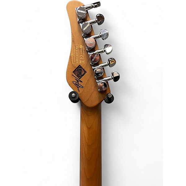 Used Schecter Guitar Research nick johnston Black Solid Body Electric Guitar