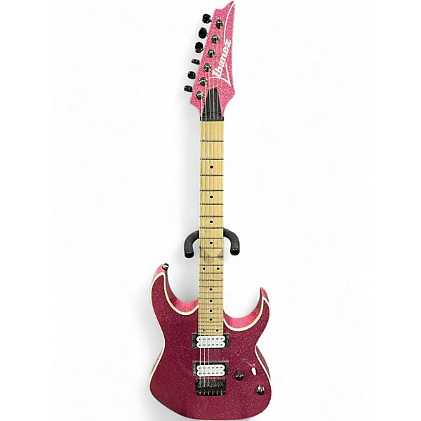 Used Ibanez RG421 Shocking Pink Solid Body Electric Guitar