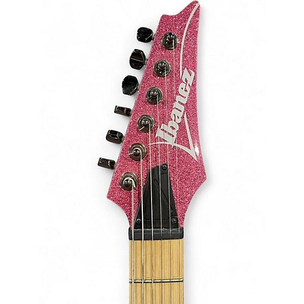 Used Ibanez RG421 Shocking Pink Solid Body Electric Guitar
