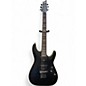 Used Schecter Guitar Research Demon 6 Black and Yellow Solid Body Electric Guitar thumbnail