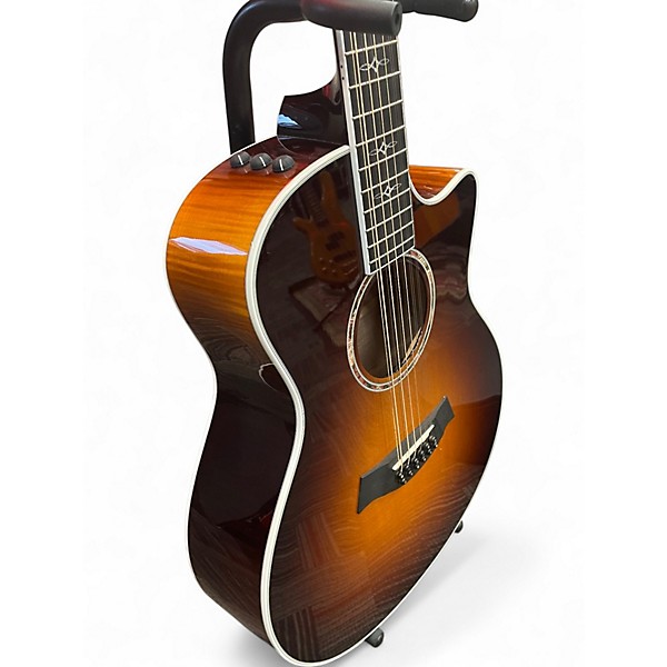 Used Taylor 656 CE 3 Tone Sunburst 12 String Acoustic Electric Guitar