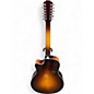 Used Taylor 656 CE 3 Tone Sunburst 12 String Acoustic Electric Guitar