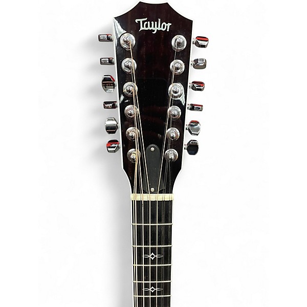 Used Taylor 656 CE 3 Tone Sunburst 12 String Acoustic Electric Guitar