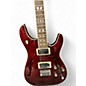 Used Schecter Guitar Research CSH12 Trans Red Hollow Body Electric Guitar