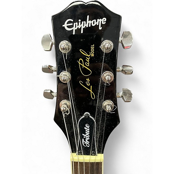 Used Epiphone LES PAUL TRIBUTE Vintage Sunburst Solid Body Electric Guitar