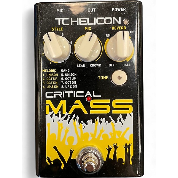 Used TC Helicon CRITICAL MASS Vocal Processor