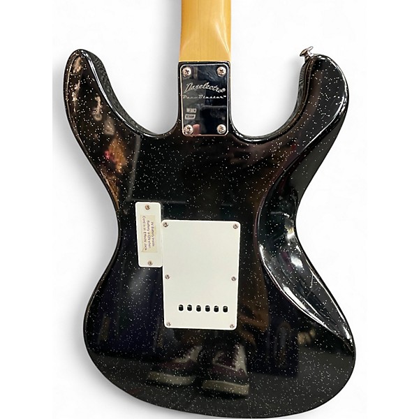 Used Danelectro DanoBlaster Black Sparkle Solid Body Electric Guitar