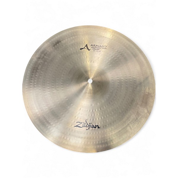 Used Zildjian 16in medium thin crash Cymbal