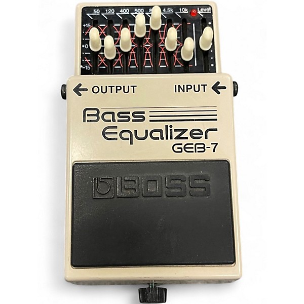 Used BOSS BASS EQUALIZER GEB-7 Pedal