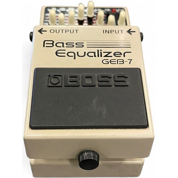 Used BOSS BASS EQUALIZER GEB-7 Pedal