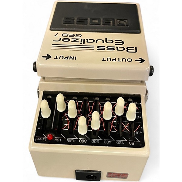 Used BOSS BASS EQUALIZER GEB-7 Pedal