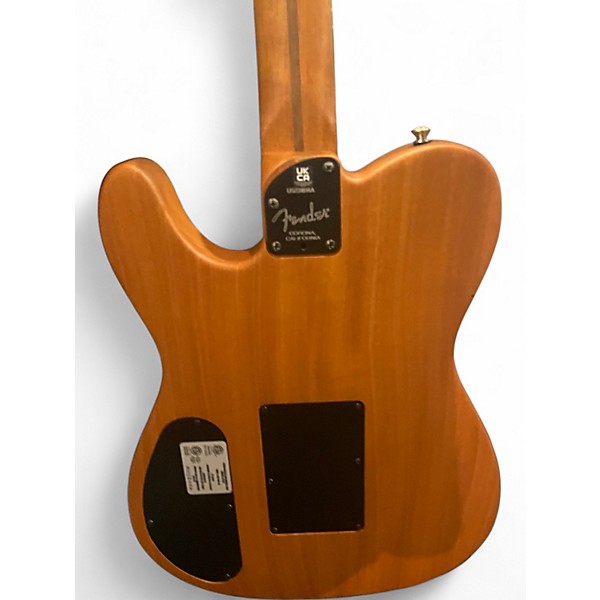 Used 2023 Fender American Acoustasonic Telecaster BOURBON BURST Acoustic Electric Guitar