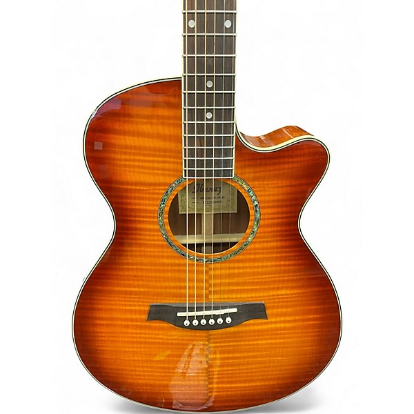 Used Ibanez AEG20E Tobacco Sunburst Acoustic Electric Guitar