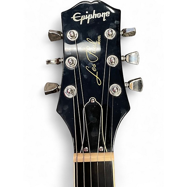 Used Epiphone les paul modern figured caribbean blue Solid Body Electric Guitar