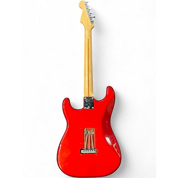 Used 2007 Fender Standard Stratocaster HSS Candy Apple Red Metallic Solid Body Electric Guitar